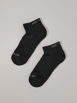 始祖鸟 Arc'teryx Synthetic Low Cut Sock 重点缓震、透气性和支撑的浅口越野跑短袜