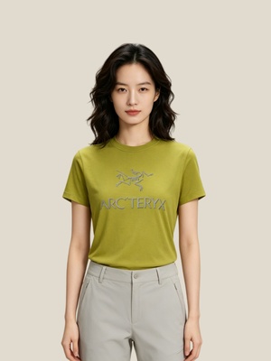 始祖鸟 Arc'teryx &nbsp;Arc'Word Cotton T-shirt SS W 女士字母圆领T恤