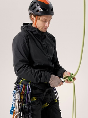 始祖鸟 Arc'teryx Squamish Hoody Men's Black &nbsp;男士防晒风壳 黑色