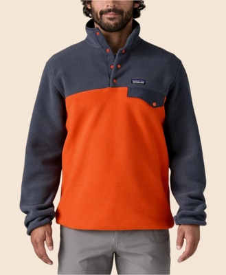 巴塔哥尼亚 Patagonia Men's Lightweight Synchilla® Snap-T® Fleece Pullover &nbsp;男款轻薄款Synchilla 系列Snap-T 经典连帽抓绒衣