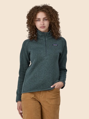 巴塔哥尼亚 Patagonia W's Better Sweater® 1~4-Zip 女款套头拉链抓绒衫